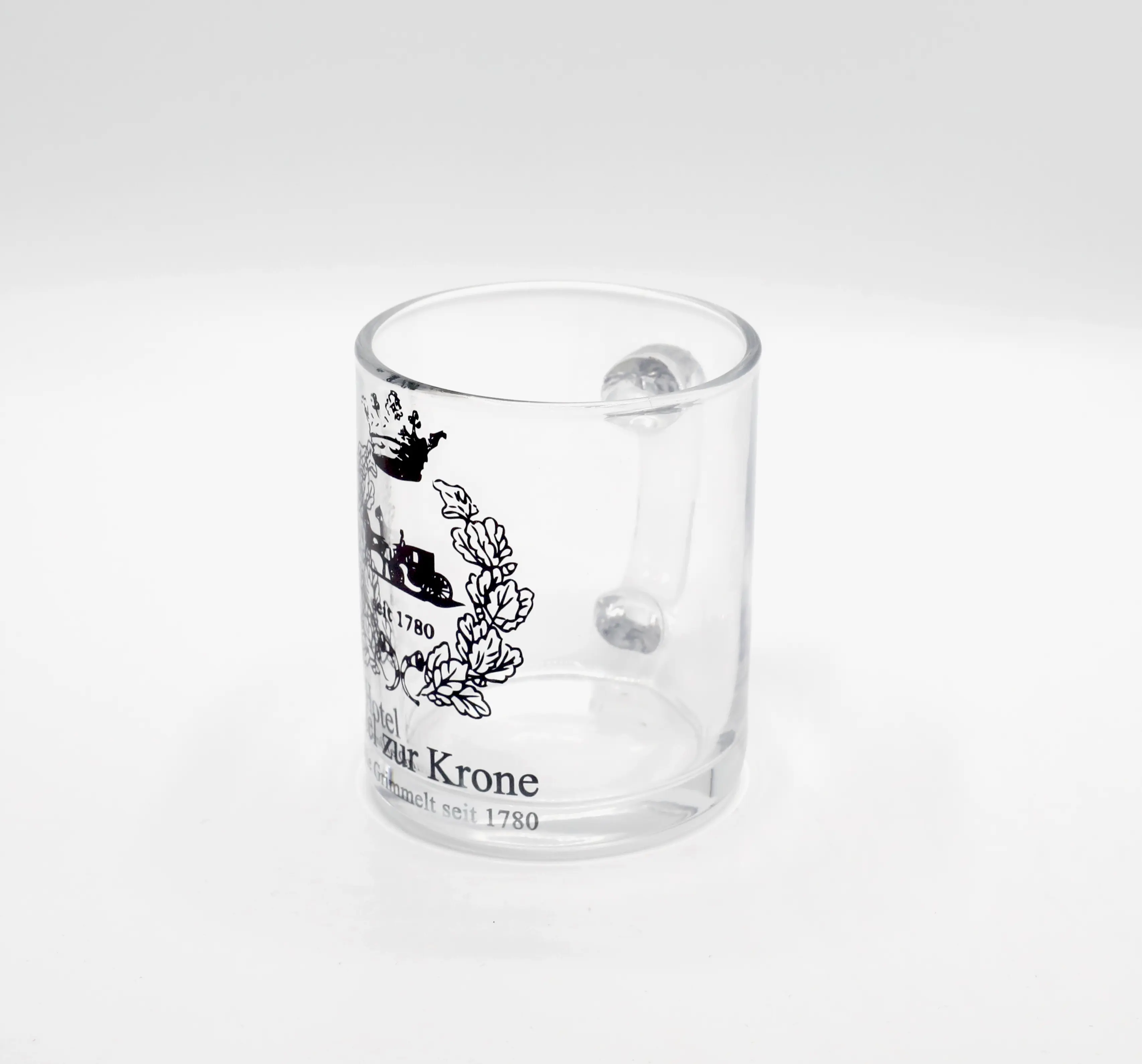 Glastasse klar inkl. Druck