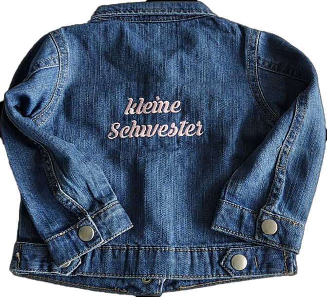 Jeansjacke für Kinder inkl. Stick