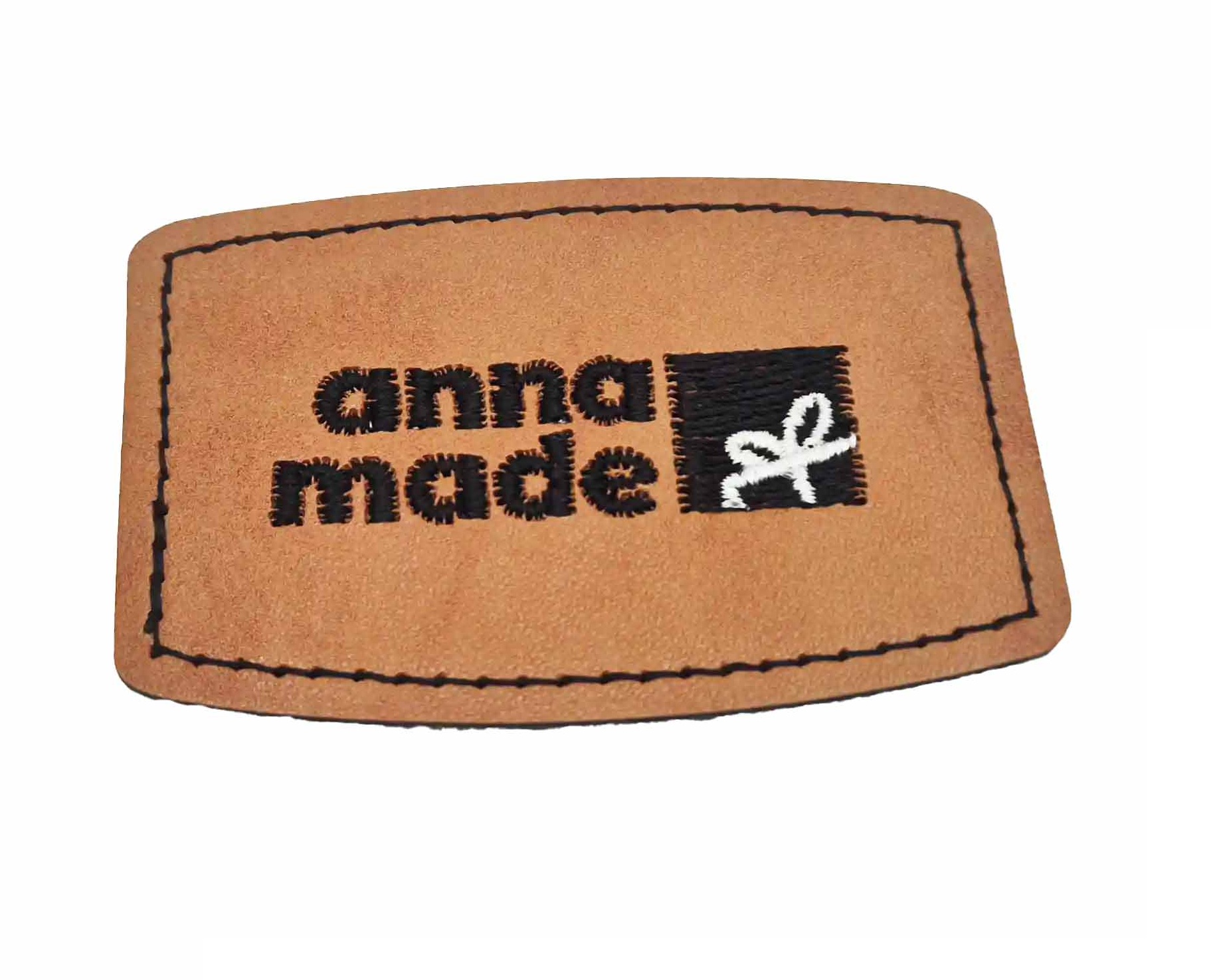 PU-Kunstlederpatch bestickt zum aufbügeln oder aufnähen