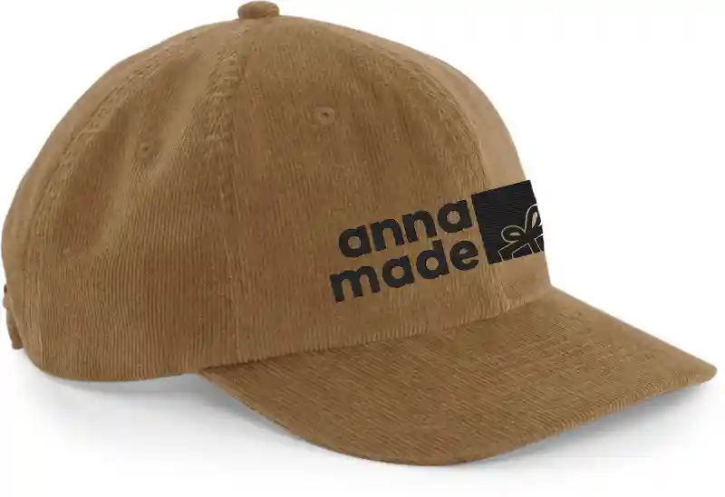 Cappy aus Cord inkl. Stick