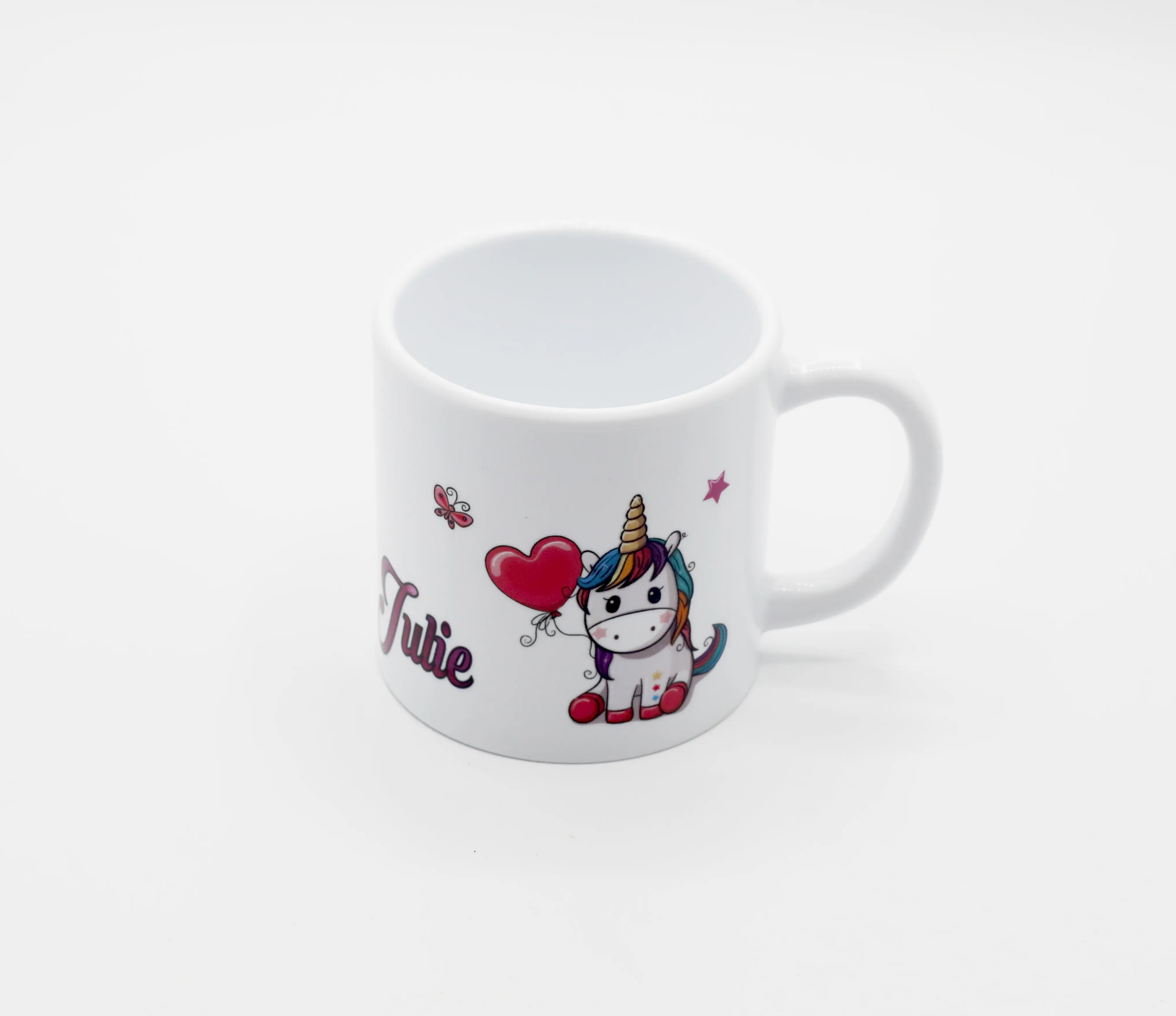 Tasse für Kinder / Kinder-Tasse aus Kunststoff inkl. Druck