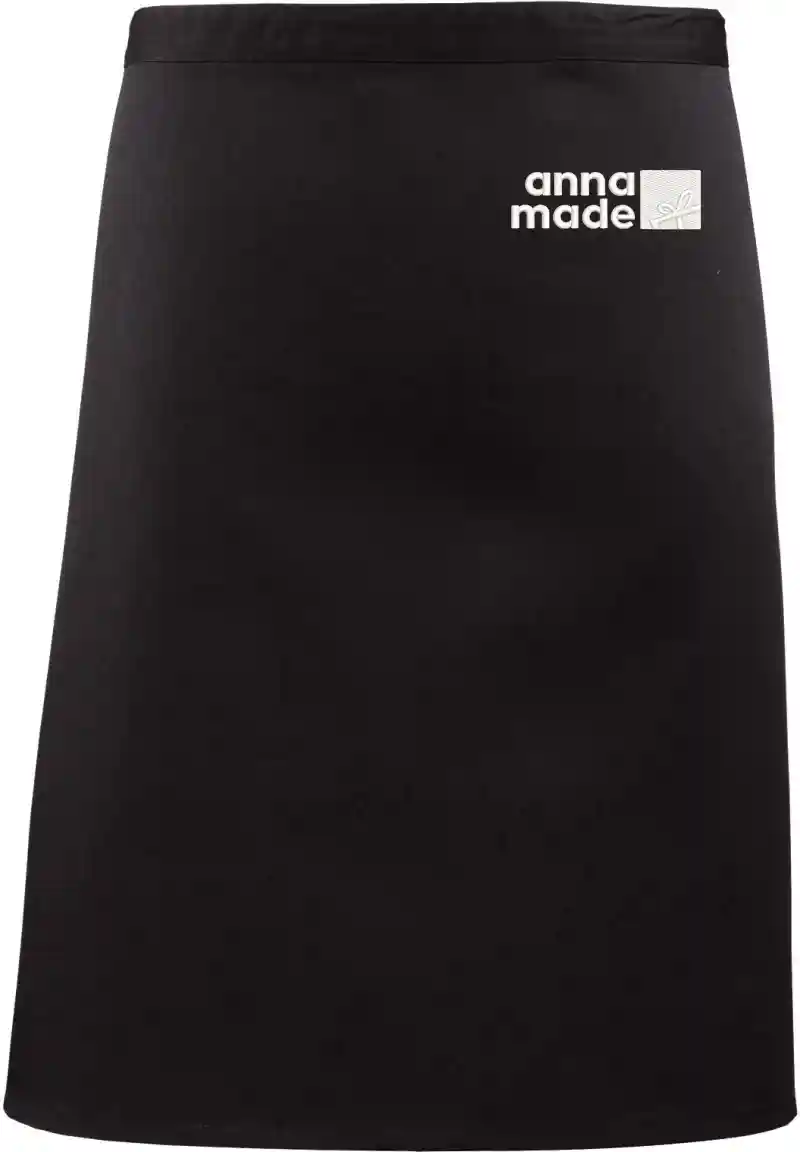 kurze Schürze bestickt