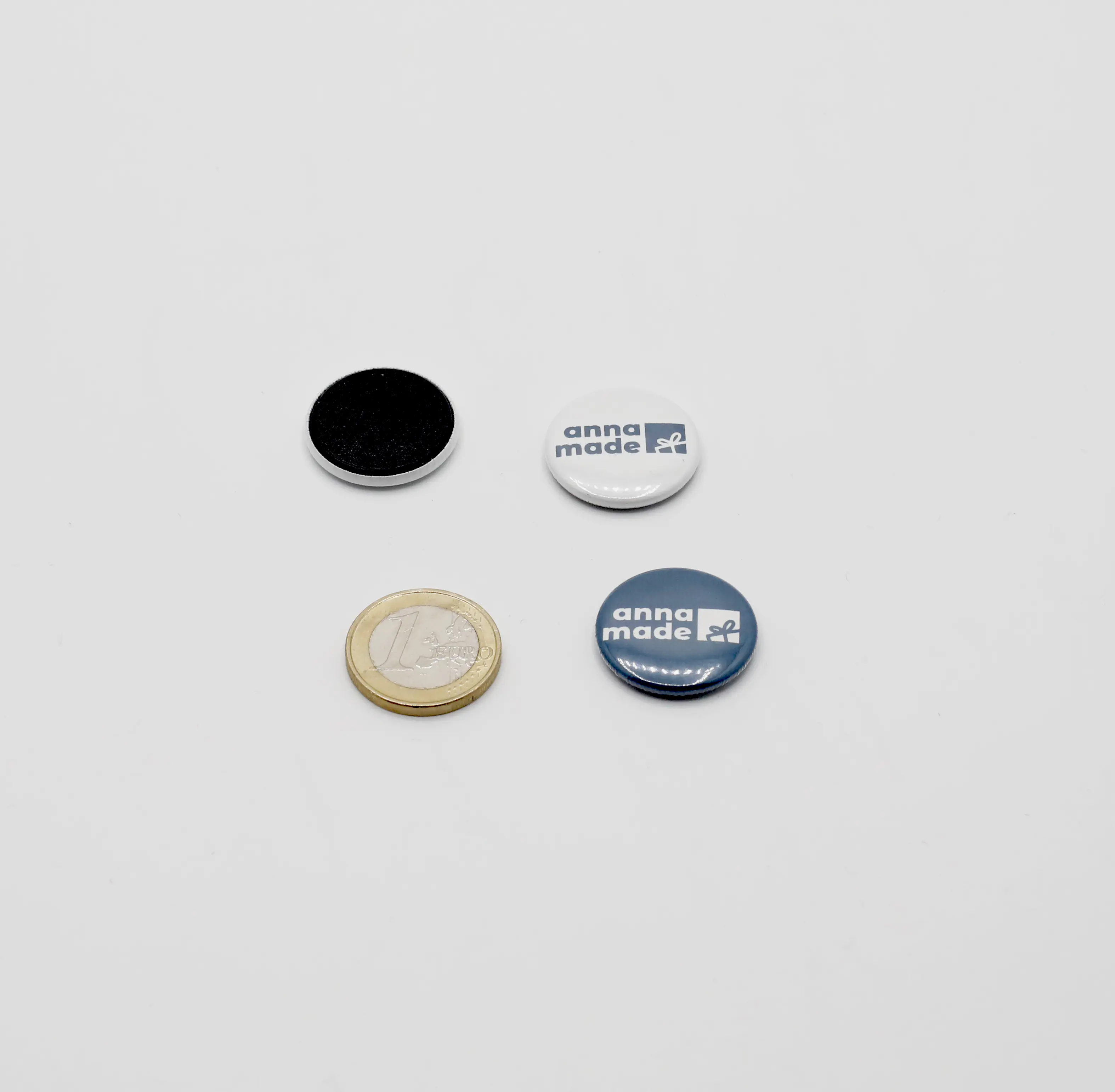 Button 25 mm mit Kühlschrankmagnet