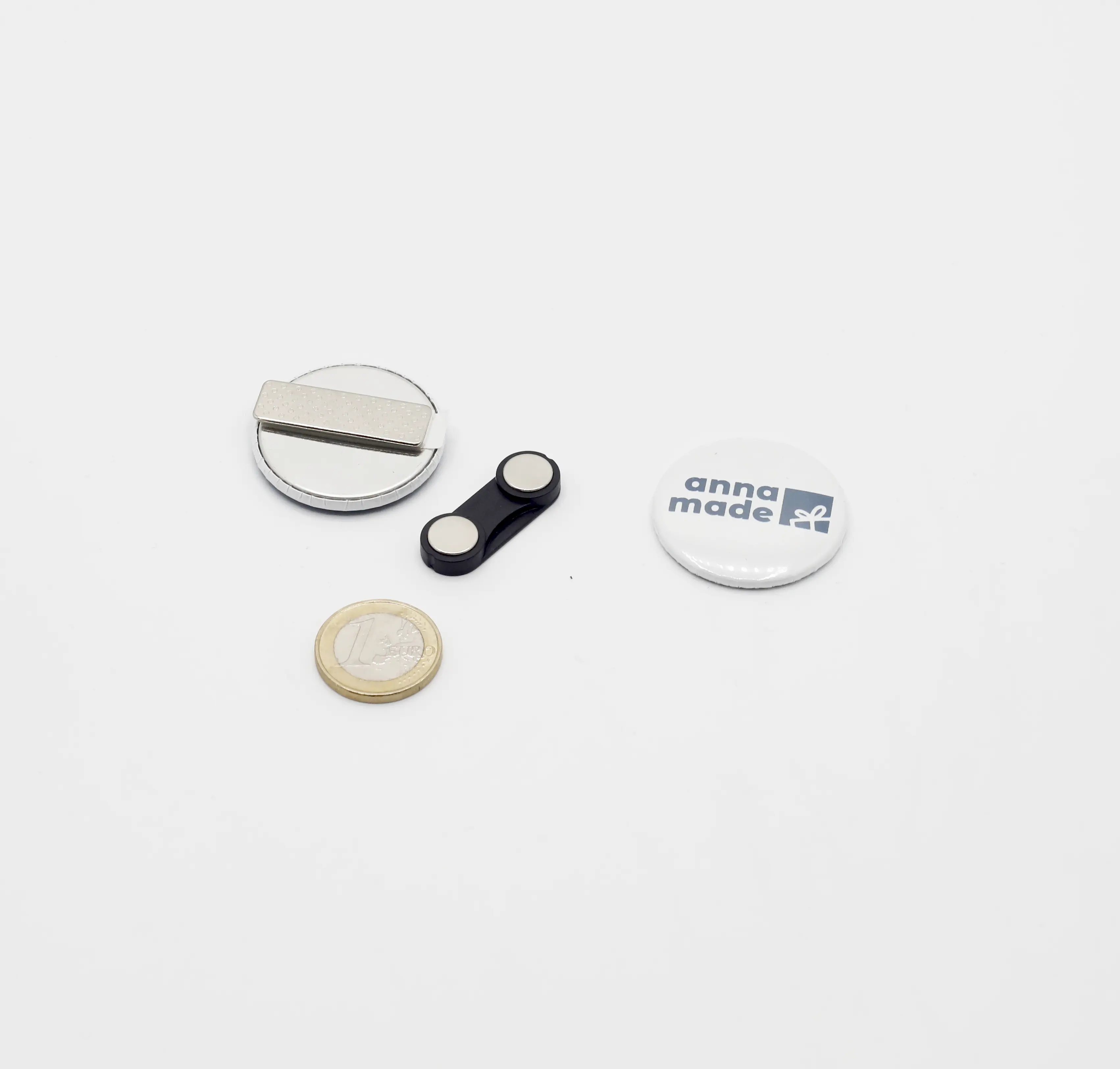 Button 38 mm mit Kleidungsmagnet