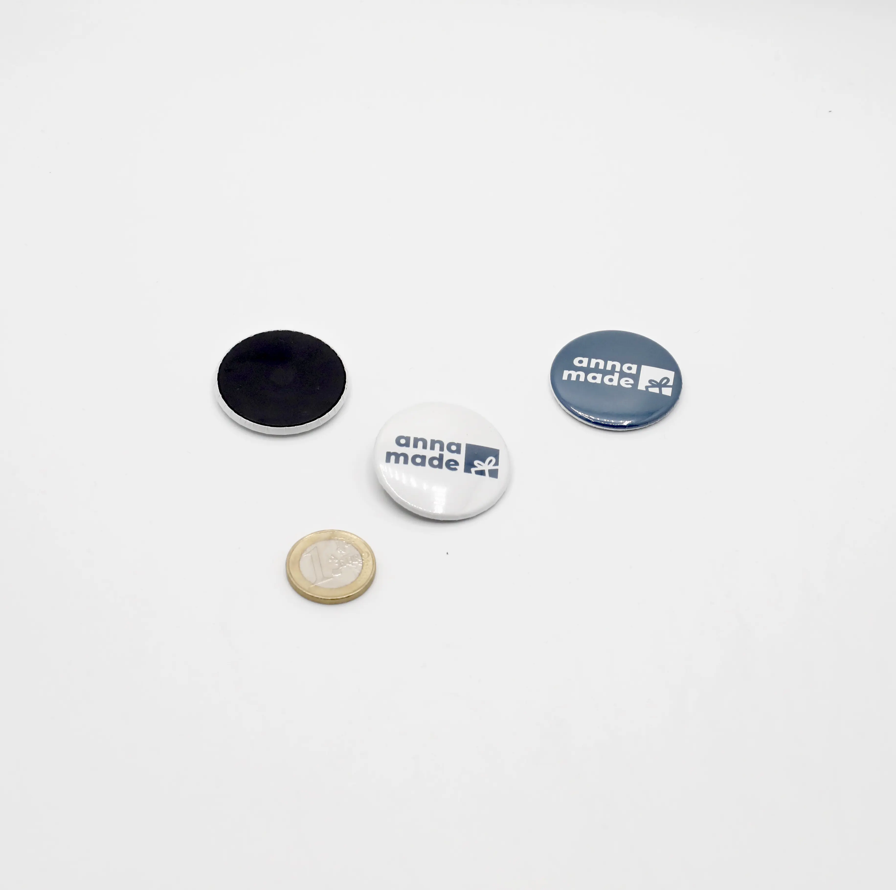Button 38 mm mit Kühlschrankmagnet