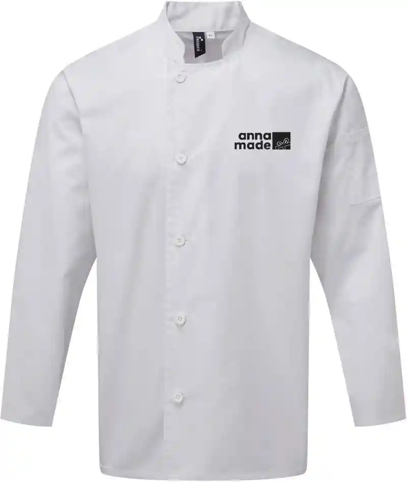 Kochschürze kurzaarm bestickt  