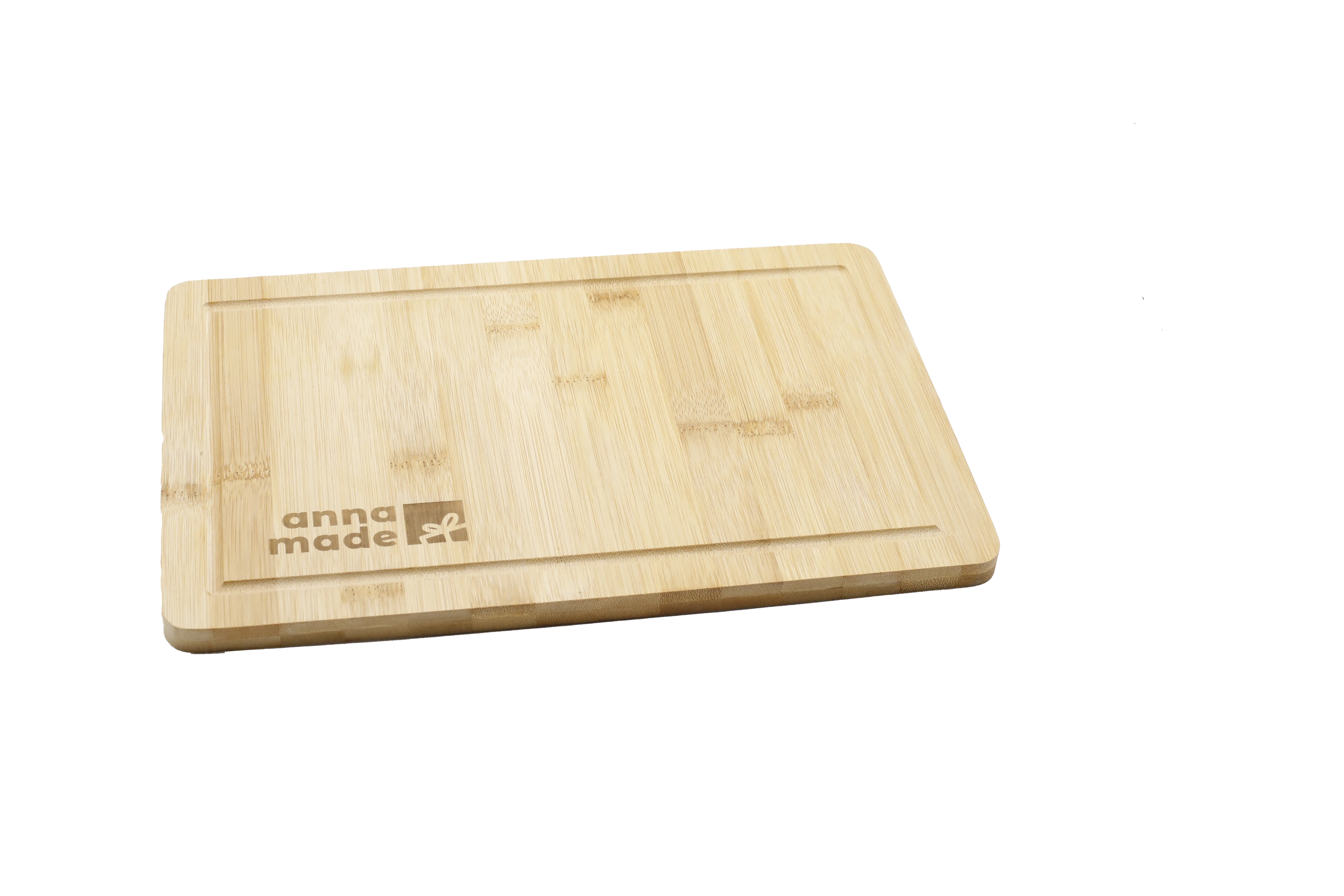 Frühstücksbrettchen / Holzschneidebrett aus Bambus mit Wunschmotiv und Namen