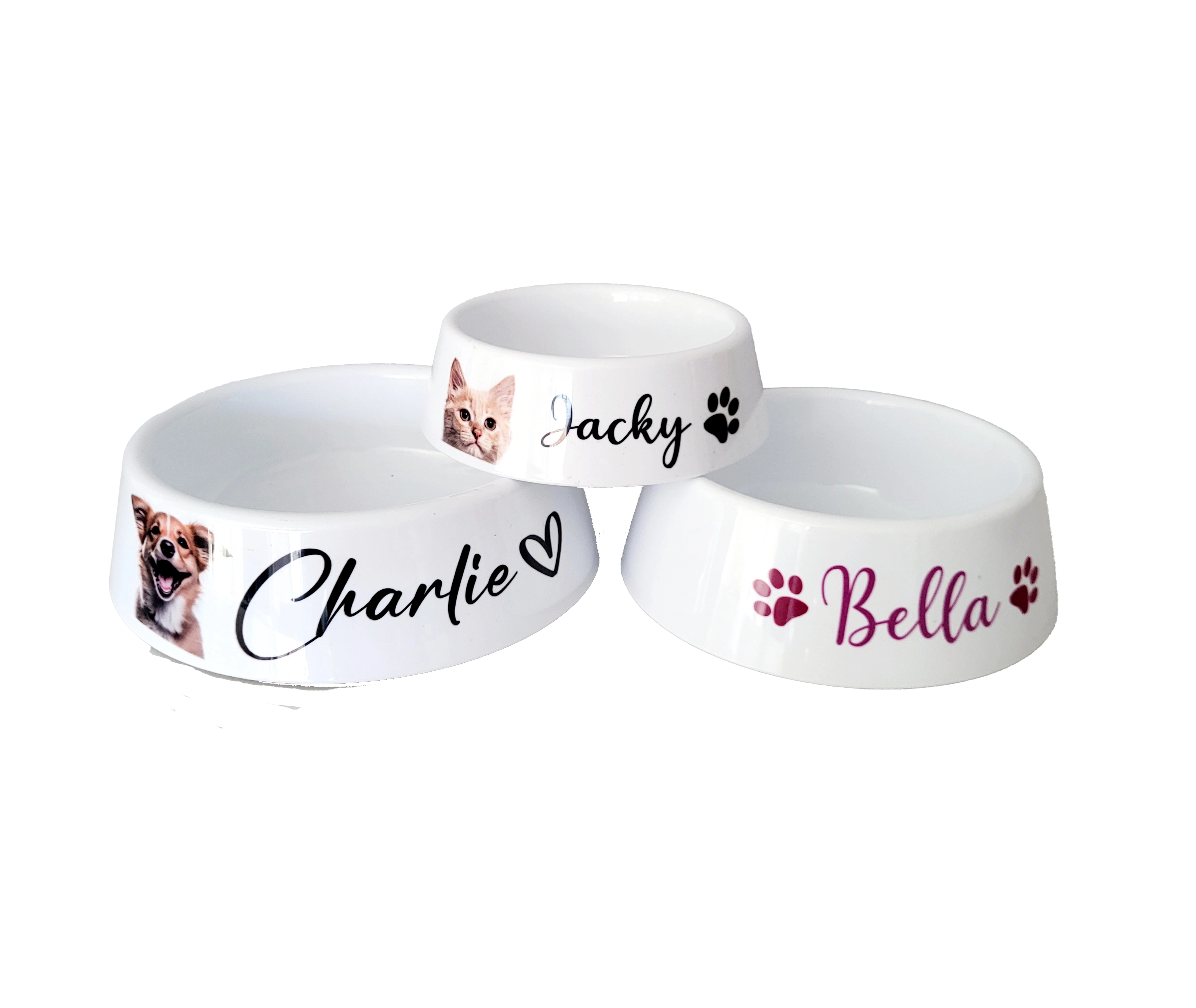 Tiernapf/Fressnapf für Tiere aus Kunststoff in 3 Größen 