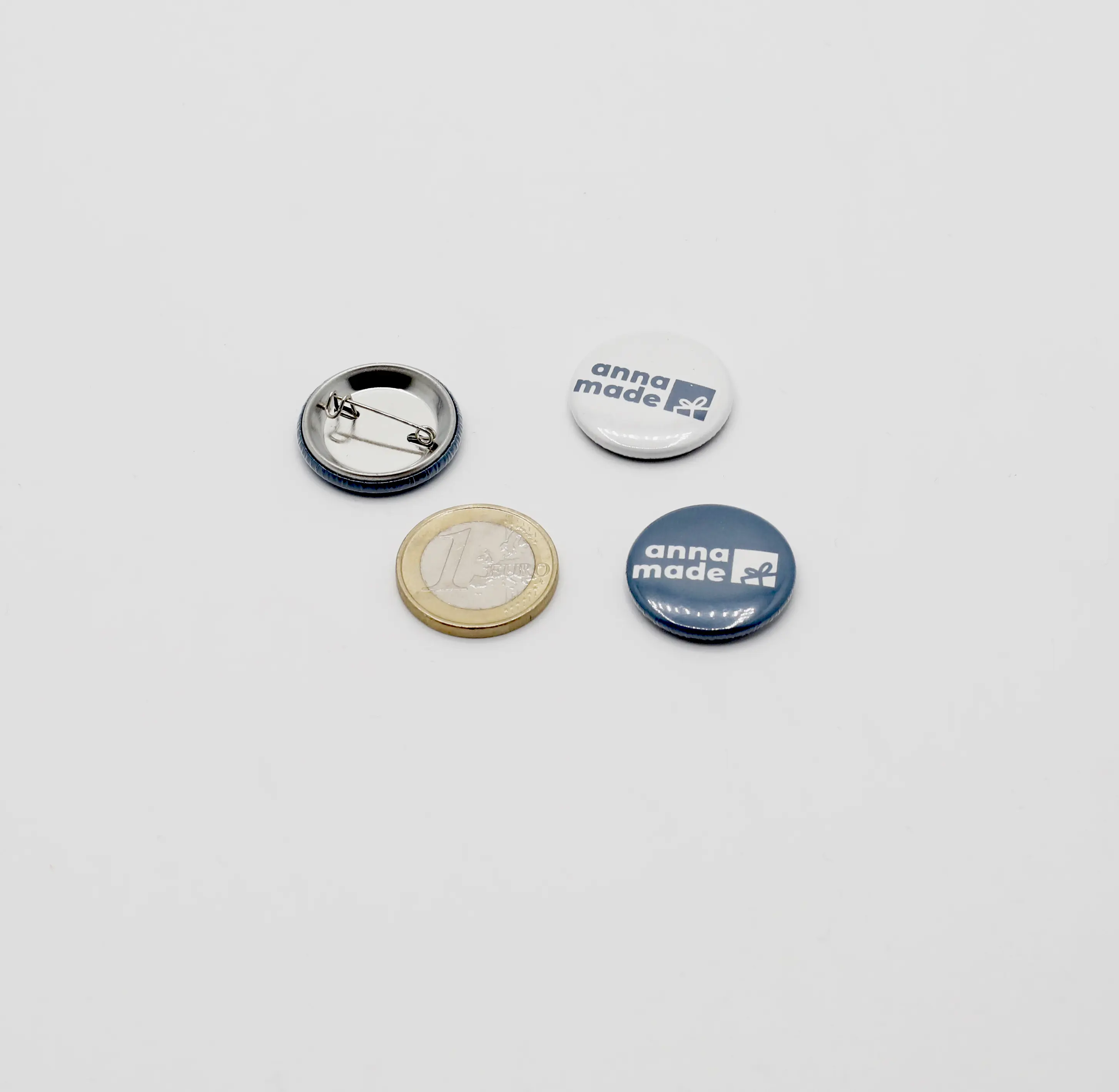 Button 25 mm mit Sicherheitsnadel