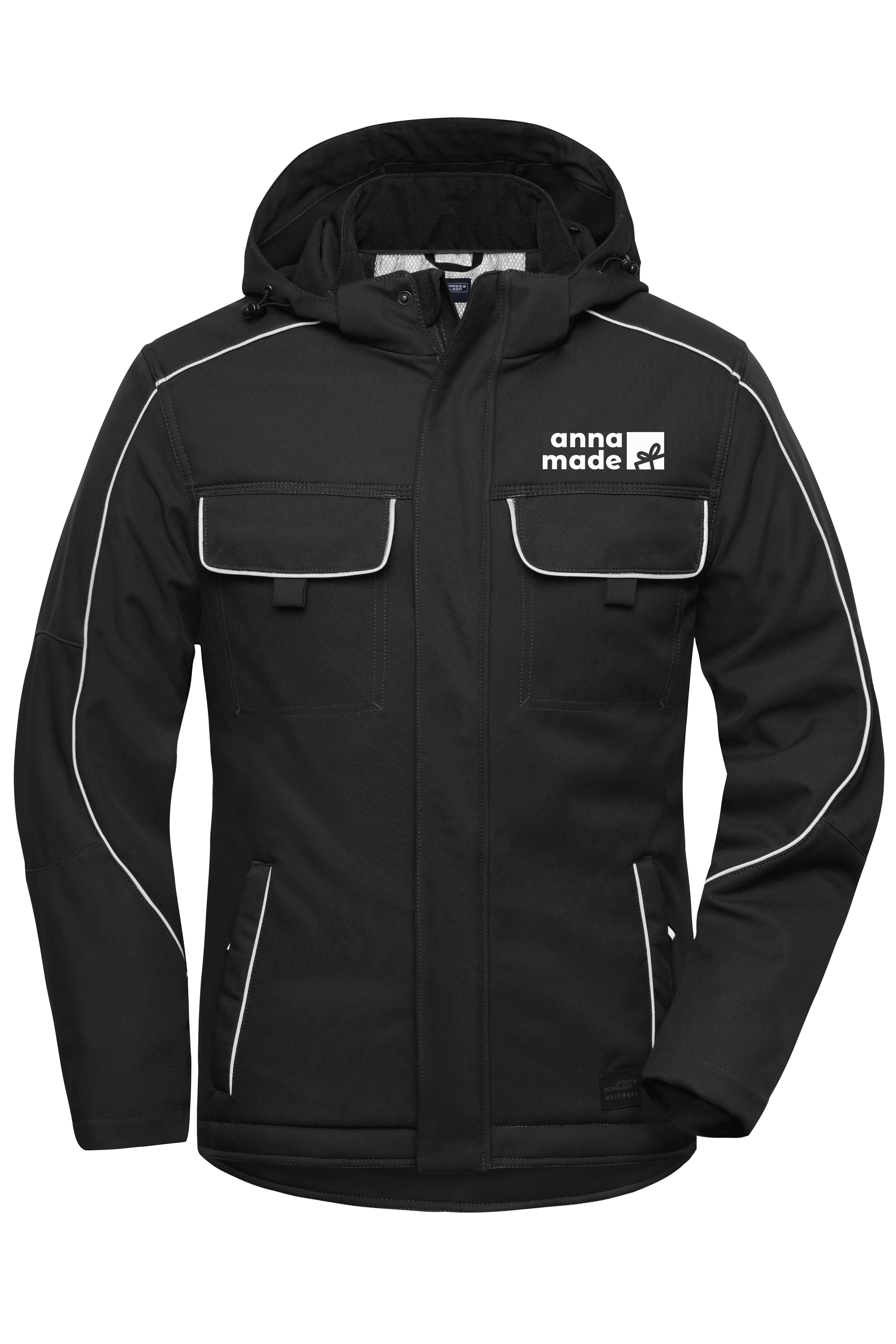gefütterte Softshelljacke